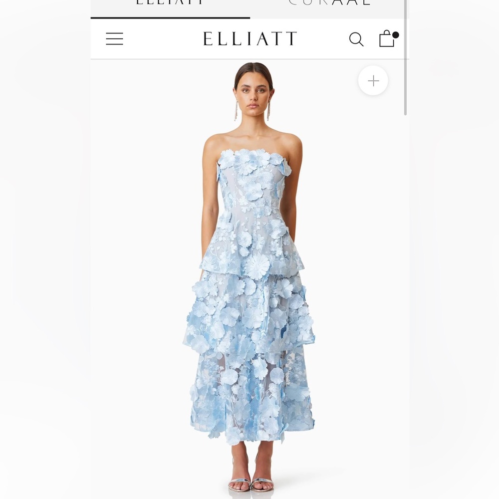 Elliatt Selene Maxi Tiered 3D Dress